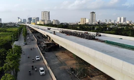 Con đường nghìn tỉ tại Hà Nội dự kiến thông xe vào 30/9