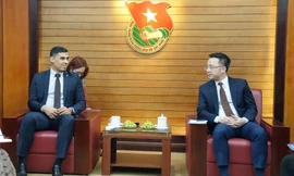 Bí thư Trung ương Đoàn tiếp Đại sứ Venezuela tại Việt Nam