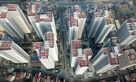 Chóng mặt khi 'bay' ở các khu chung cư chọc trời giữa Thủ đô