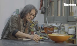 Người họa sĩ Việt cả cuộc đời gắn bó với tranh sơn mài 