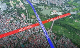 Cận cảnh dự án hầm chui hơn 1.150 tỷ đồng trên tuyến đường rộng 10 làn xe tại Hà Nội