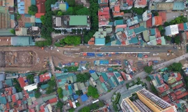 Mục sở thị hầm chui gần 800 tỷ ở Hà Nội đang tăng tốc thi công