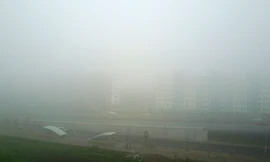 Hà Nội mịt mù trong sương dày đặc