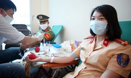 Công an Hà Nội hiến ‘Giọt máu nghĩa tình’