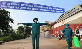 Thôn Hạ Lôi trước ngày dỡ phong toả 'nội bất xuất, ngoại bất nhập'