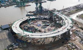 Lộ diện hình hài cầu Hoàng Gia gần 2.000 tỷ bắc qua sông Cấm - Hải Phòng