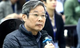 Ông Nguyễn Bắc Son tại TAND Hà Nội. Ảnh: TTXVN