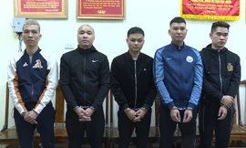 Các đối tượng bị bắt giữ trong vụ việc.