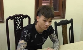 Bị cáo Ngô Bá Khá tại cơ quan công an.