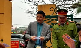 Ông Hoàng Công Tình - chú ruột bị cáo Hoàng Công Lương.