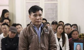 Bị cáo Châu Việt Cường tại tòa sơ thẩm.