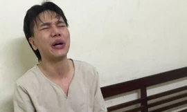 Bị cáo Châu Việt Cường tại thời điểm bị bắt.