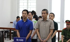 Các bị cáo tại tòa.