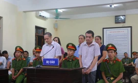 Các bị cáo trong vụ nâng điểm thi tại Hà Giang.