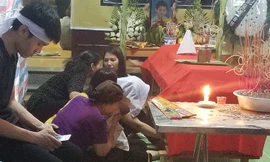 Đám tang cháu Nguyễn Đức Huy.