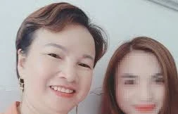 Bị cáo Trần Thị Hiền và con gái Cao Mỹ Duyên.