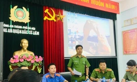 Công an quận Bắc Từ Liêm thông tin vụ việc.