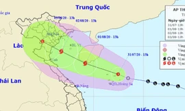 Dự báo đường đi của áp thấp nhiệt đới có khả năng mạnh lên thành bão
