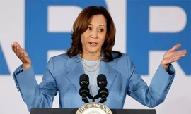 Kamala Harris tụt dốc 