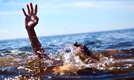 Một cán bộ công an tử vong trên sông Pô Cô