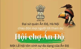 ‘Hội chợ Ấn Độ’ giữa trời thu Hà Nội