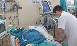 Bệnh nhân T.T.S. mắc SXH lọc máu tại Bệnh viện Bạch Mai 