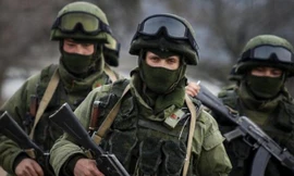 Hiện trường nơi xảy ra cuộc đấu súng ở Ingushetia. (Ảnh: RT)