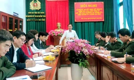 Hội nghị công bố kiểm tra Ban Thường vụ Đảng ủy Công an tỉnh Bắc Giang.