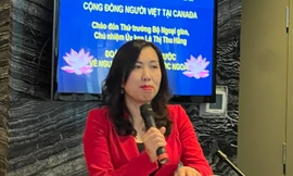 Thứ trưởng Lê Thị Thu Hằng thăm và làm việc tại Canada