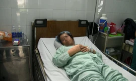 Giằng co với cướp, người phụ nữ bị chém nhiều nhát