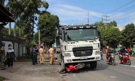 Hiện trường tai nạn.