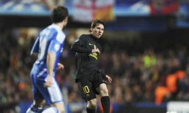 Dù rất cố gắng xong Messi vẫn chưa thể có bàn thắng vào lưới Chelsea