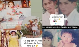 Đại hội khoe ảnh ấu thơ nhân dịp 1/6: Có thể thiếu nhi nhưng không thể thiếu quà!