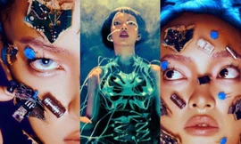 Châu Bùi hóa "nửa người, nửa robot" nhằm cảnh báo về sự xâm chiếm của công nghệ