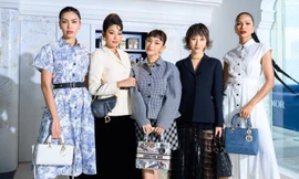 Khoảnh khắc Châu Bùi lọt giữa "hội chân dài" Thảo Nhi Lê, H'Hen Niê tại sự kiện thời trang