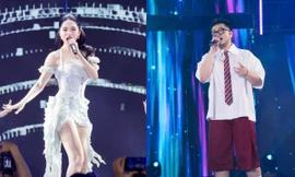 Fan vỡ òa khi Hương Giang - Phạm Hồng Phước song ca trên sân khấu