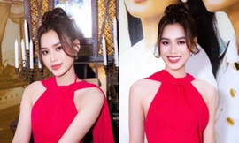 Sau nghi vấn bị công ty đối xử "lạnh nhạt", Hoa hậu Đỗ Thị Hà xuất hiện nổi bật tại sự kiện