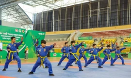 Hơn 1.500 học sinh tham gia Hội Khoẻ Phù Đổng môn Vovinam Việt Võ Đạo
