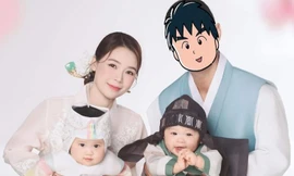 Sam chia sẻ lý do không để lộ mặt ông xã trong ảnh mừng sinh nhật các con