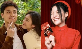 Thanh Sơn - Khả Ngân sánh đôi, dàn sao "Nhà Bà Nữ" hội tụ tại Cánh Diều Vàng 2023