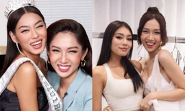 Á hậu Thảo Nhi Lê và Đỗ Nhật Hà đúng chuẩn "đôi bạn vàng" của làng hậu Việt