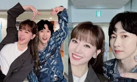 Hari Won khoe loạt ảnh chụp cùng "thần tượng đời đầu nhà SM" Jang Woo Hyuk