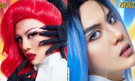 Duy Khánh gia nhập "đường đua Halloween", hóa thành bộ đôi phản diện trong Pokémon