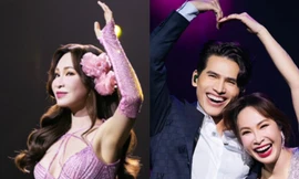 "Chị Đẹp" Uyên Linh khiêu vũ cực mượt cùng "Anh Tài" Quốc Thiên