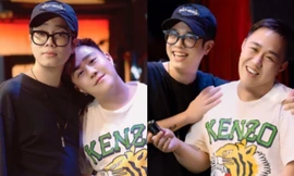 Trung Quân làm "đám cưới" với Bùi Anh Tuấn trên sân khấu concert