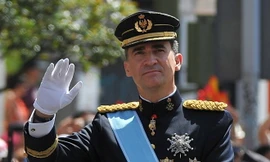 Thái tử Pelipe đã trở thành nhà vua mới của Tây Ban Nha. Ảnh: AFP