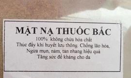 Sưng tấy, phù nề vì mặt nạ thuốc Bắc