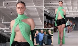 Con gái 'đệ nhị phu quân' Mỹ phô trọn vòng 1 trên sàn diễn