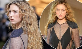 Eve Jobs mặc xuyên thấu không nội y đi sự kiện