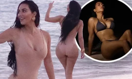 Hậu trường chụp áo tắm nóng 'bỏng rẫy' của Kim siêu vòng 3